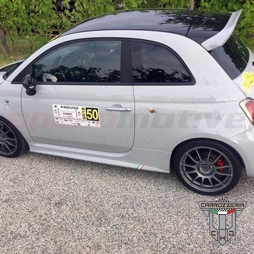 Fiat 500 abarth side outlet skirt